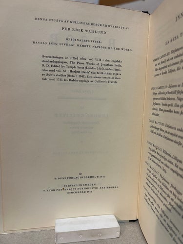 Gullivers resor av Jonathan Swift, Very Good plus