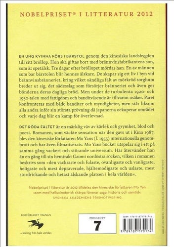 Nobelpris 2012: Mo Yan - DET RÖDA FÄLTET (2012)
