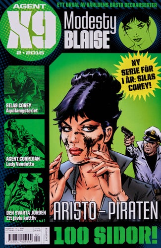 Agent X9 Serietidning 2016 nr 2 (Oläst arkivex) Modesty Blaise