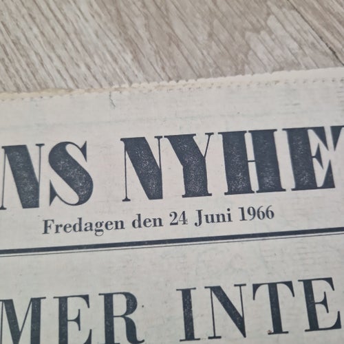 Dagens Nyheter 24 Juni 1966