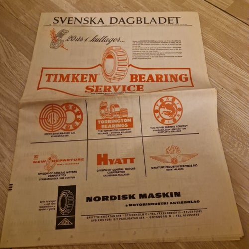 Svenska Dagbladet från 1966