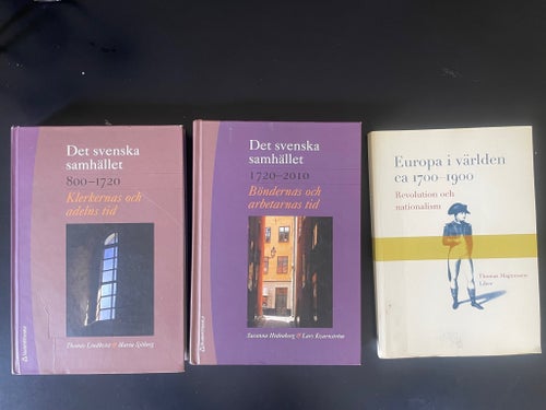 Lindqvist & Sjöberg, kurslitteratur historia