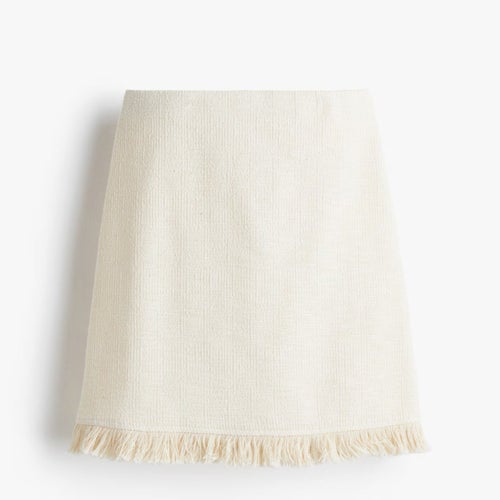 Oanvänd! H&M beige kjol, storlek S