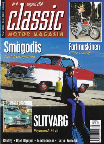 Classic 1998-8 Nash Metropolitan.Opel Olympia..Moped Gilera
