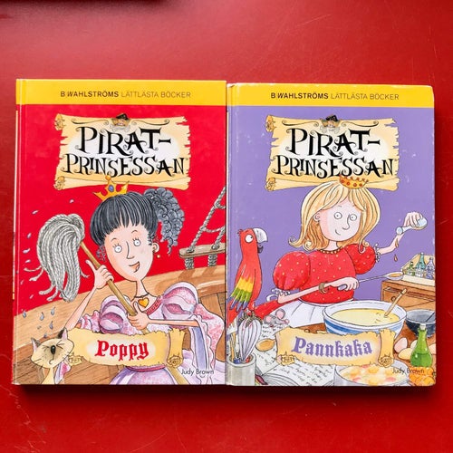 PIRAT-PRINSESSAN Poppy + PIRAT-PRINSESSAN Pannkaka Judy Brown