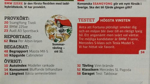Vi Bilägare nr 10 2016: Tesla Model S P90D, Mercedes S 350 d 4H L, BMW 750iL xD