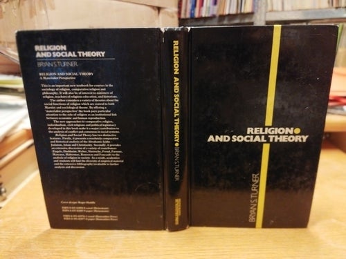 Religion and Social Theory av Bryan S Turner. Bok. Very Fine plus