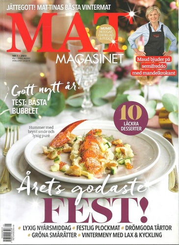 Mat Magasinet Nr. 1 2023 - Festlig plockmat/Semifreddo