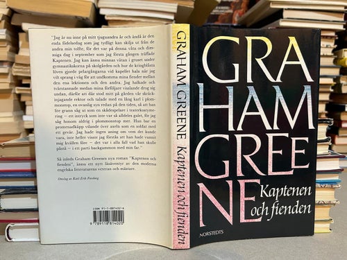 Kaptenen och fienden av Graham Greene, bok, Very Fine plus