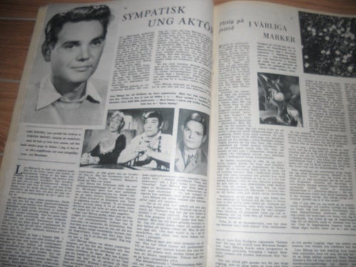 Hemmets nr24 1959 Sevilla Spanien, Brigitte Bardot, Lars Ekborg