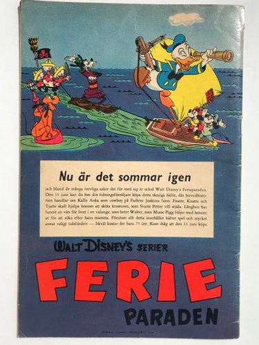 Kalle Anka - 1954:6. VG