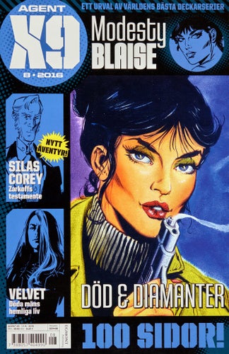 Agent X9 Serietidning 2016 nr 8 (Oläst arkivex) Modesty Blaise
