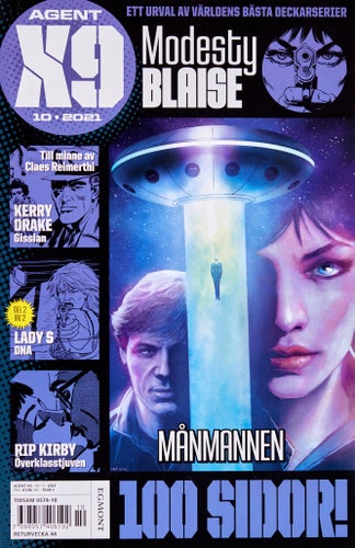 Agent X9 Serietidning 2021 nr 10 (Oläst arkivex) Modesty Blaise