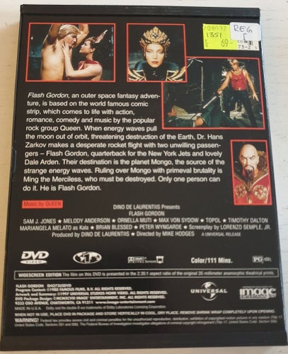 Flash Gordon (1980) - Region 1 (USA) - DVD