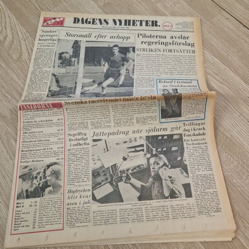 Dagens Nyheter Måndagen den 20 Juni 1966