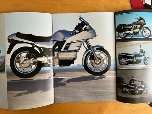 BMW K100 K100RT K100RS engelsk broschyr 1984 - A4, 36 sidor, nyskick. original