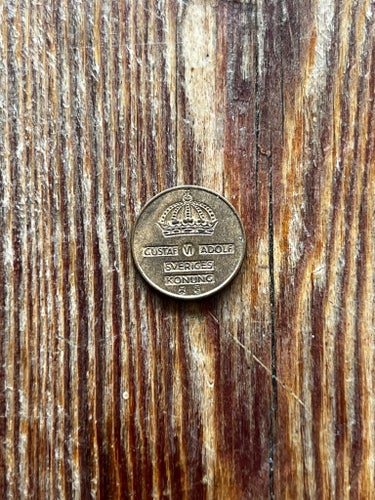 Svensk 1 öre från 1952