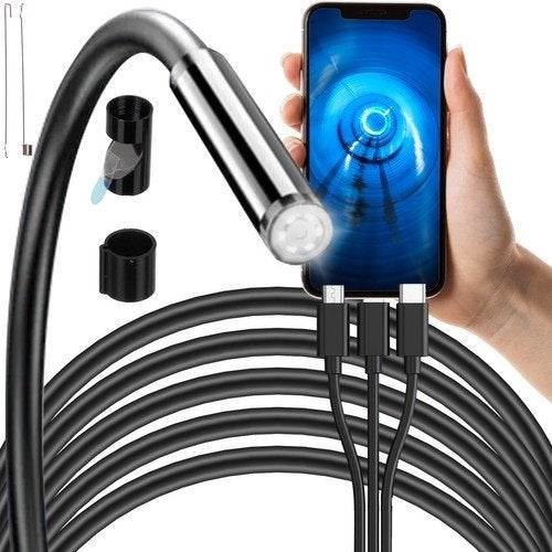 Endoskopkamera 2m Full HD – Inspektionskamera för Mobil