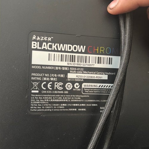 Razer BlackWidow Chroma Gaming Tangentbord