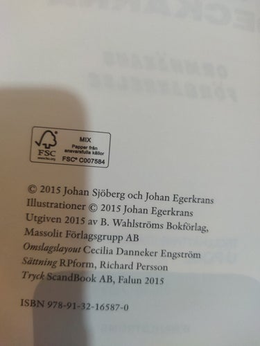 Demondeckarna 2 Ormhäxans förbannelse, Johan Egerkrans. Very Fine plus, BM