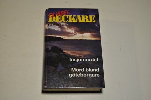 INSJÖMORDET + MORD BLAND GÖTEBORGARE - dubbeldeckare - Stig O Blomberg