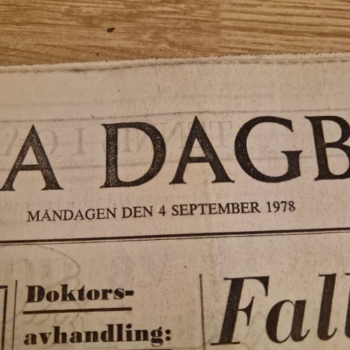 Svenska Dagbladet 4 september 1978