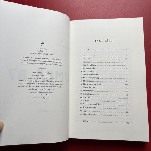 UMEÅ 87 en kvinnas försvinnande och ett Sverige i förändring Pontus Mattsson