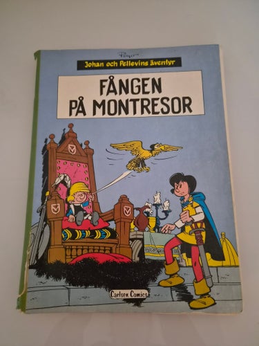 Vintage Johan och Pellesins Äventyr: Fången på Montresor, Peyo, 1975