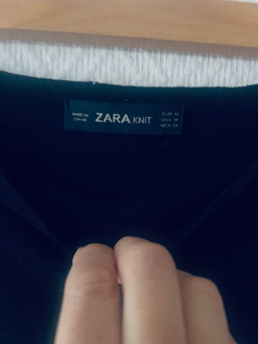 Zara svart kjol, storlek M