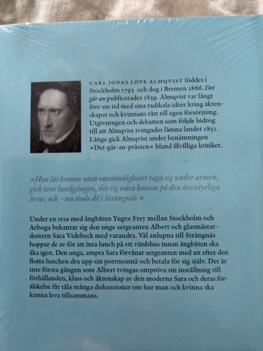 DET GÅR AN av Carl Jonas Love Almqvist, 1839