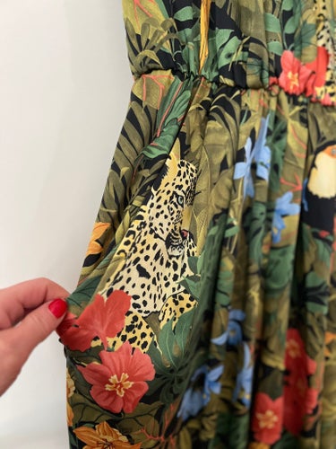ZARA grön jumpsuit, storlek XS