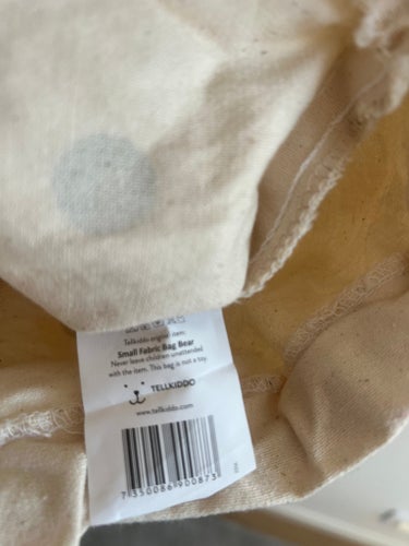 Tellkiddo tygpåse björn