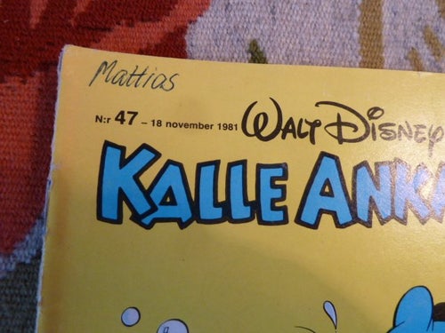 KALLE ANKA & C:O NR47, 1981,