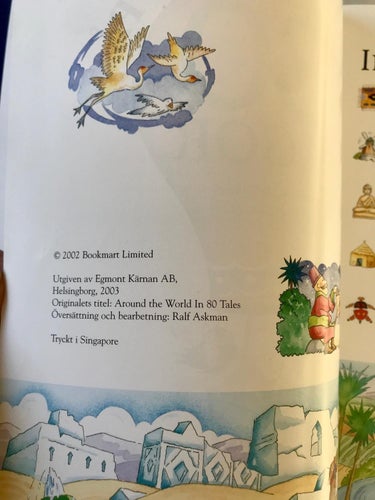 JORDEN RUNT PÅ 80 SAGOR Nicola Baxter 2003