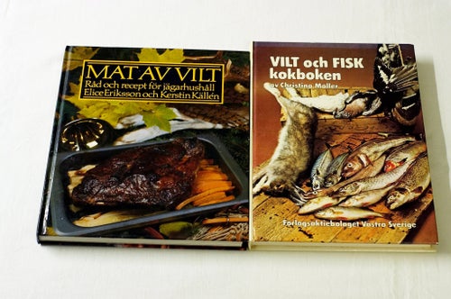 2 kokböcker om VILT & FISK