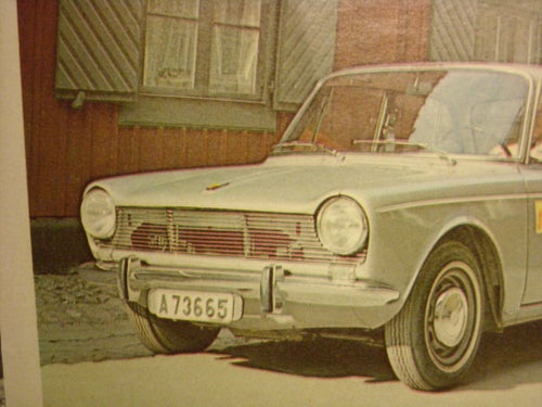 tset av nya Simca 1500 GL Automatique från 1966