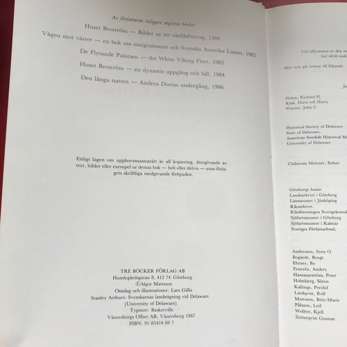 NYA SVERIGE Drömmen om ett imperium Algot Mattsson 1987