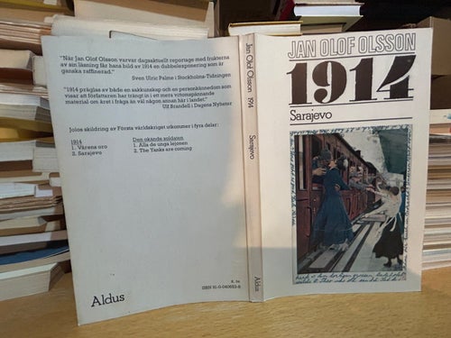 1914 Sarajevo av Jan Olof Olsson, bok, Very Fine plus
