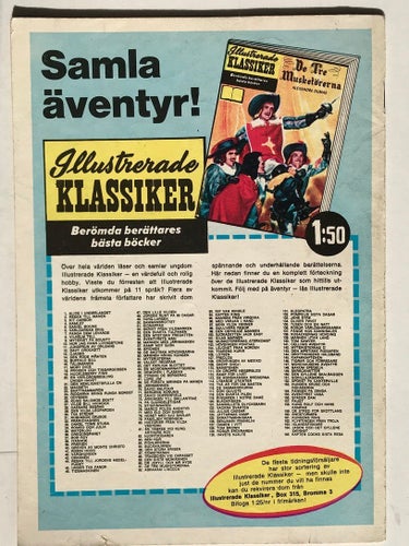 Ill Klassiker - 197. Kungens kapare. VG