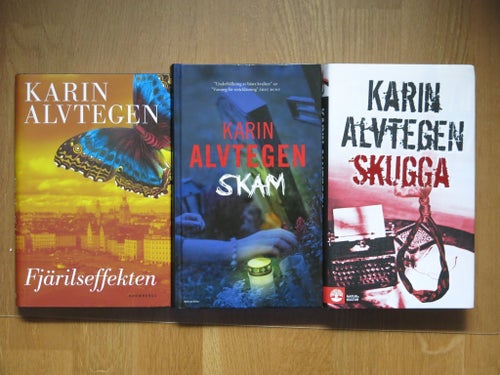 Karin Alvtegen- 3 böcker .