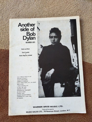 En annan sida av Bob Dylan: inspelade hits (sångbok)