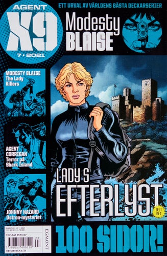 Agent X9 Serietidning 2021 nr 7 (Oläst arkivex) Modesty Blaise