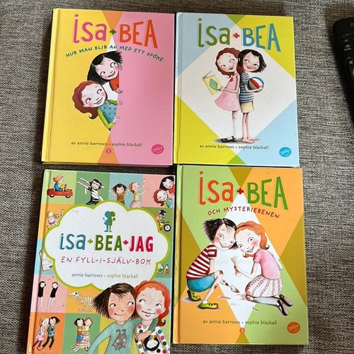4 böcker Isa + Bea av Annie Barrows och Sophie Blackal