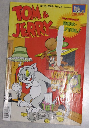 Tom & Jerry serietidning nr 12 2003 roliga serier barn tidning samlare retro