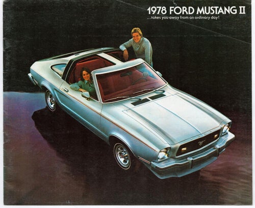 Broschyr 1978 Ford Mustang II