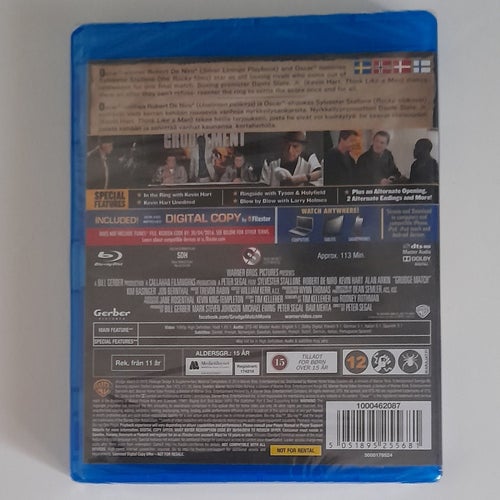 Ny Inplastad / Grudge Match Blu-ray /Robert De Niro, Sylvester Stallone /Sv Text