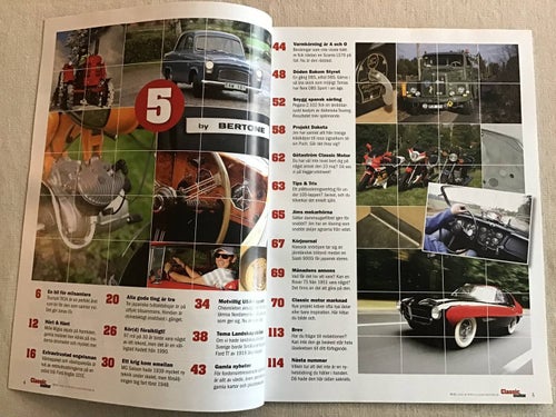 CLASSIC MOTOR NR 5 2020 TRIUMPH,HONDA NS,YAMAHA RD,CHEVA,SCANIA VABIS,DBS SPORT