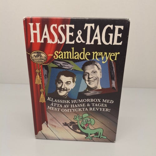 Hasse & Tage Samlade revyer x8 - Region 2, DVD-Box, Svenskt tal, Fint skick