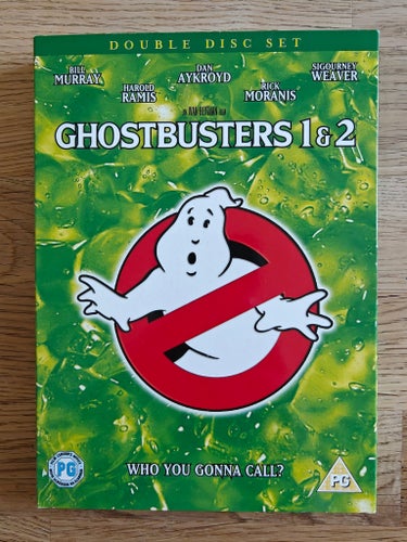 Ghostbusters 1 & 2 - Double Disc Set DVD med Svensk text