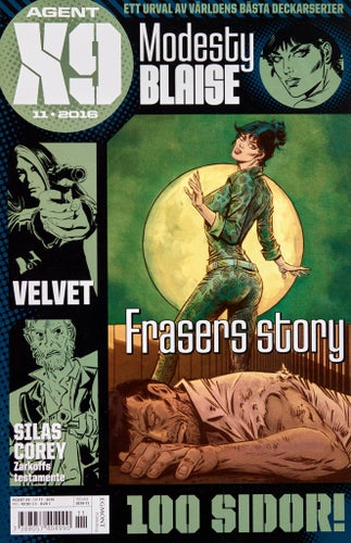 Agent X9 Serietidning 2016 nr 11 (Oläst arkivex) Modesty Blaise